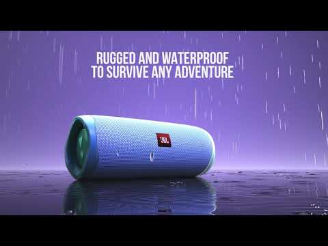JBL Flip 5 Portable Waterproof Bluetooth Speaker (Ocean Blue) Bundle with Hardshell Travel and Case