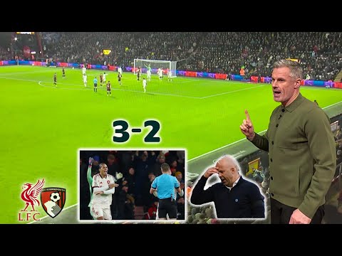 Jamie Carragher Goes Crazy Review Bournemouth vs Liverpool 3-2 | Carragher Crazy on Arne Slot