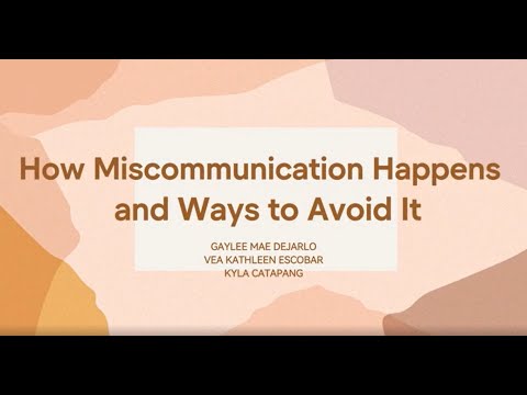 How Miscommunication Happens and Ways to Avoid It
