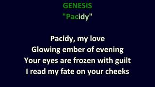 Genesis - Pacidy  (1970)