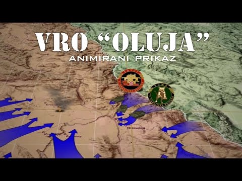 Operacija "Oluja" - animirani prikaz