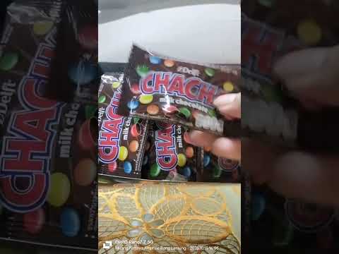 ChaCha Colorful Milk Chocolate#chocolate 🍫#satisfyingsounds #asmr #shorts
