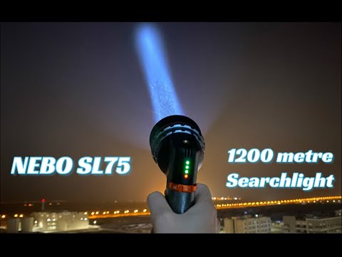 NEBO Luxtreme SL75 Spotlight outdoor test