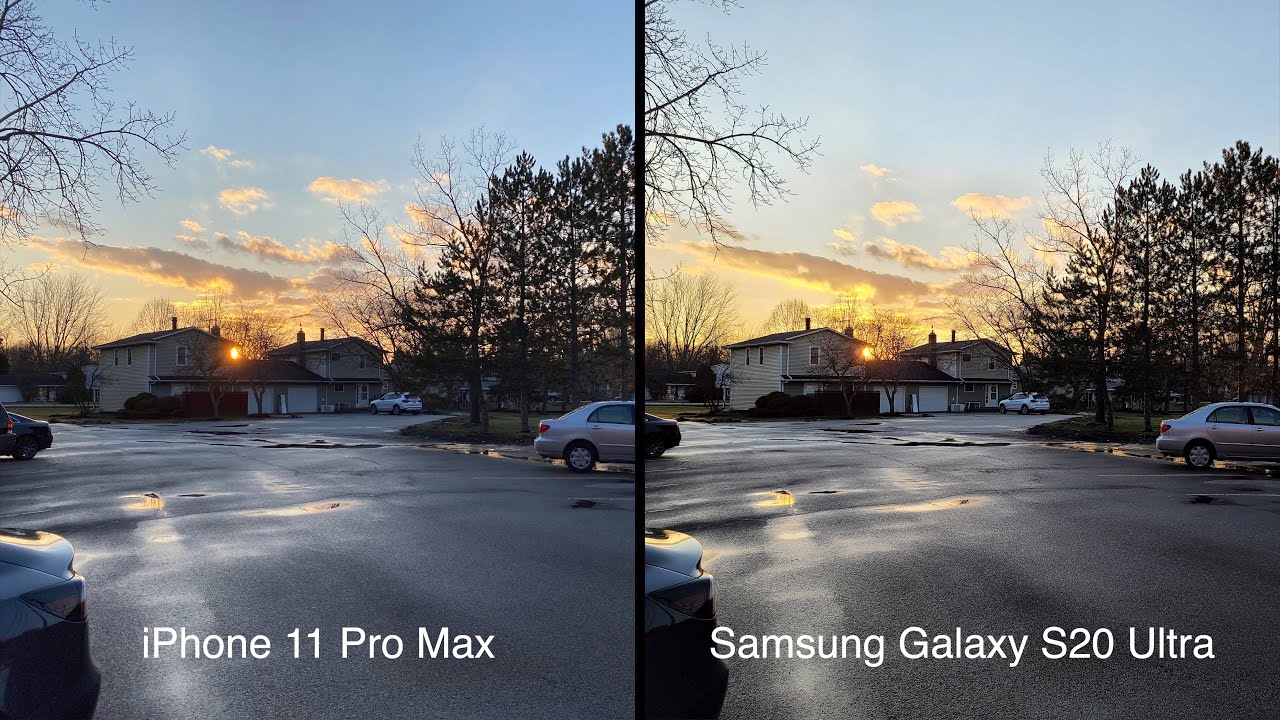 Galaxy S20 Ultra vs iPhone 11 Pro Max Camera Test Comparison