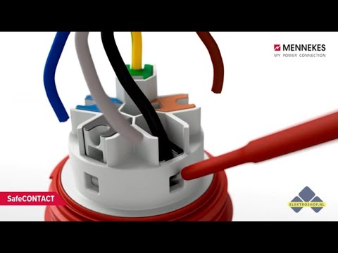 Mennekes make Industrial plug socket Connector PowerTOP plus 3457