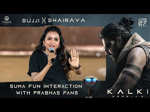 Suma Fun Interaction with Prabhas Fans @ Bujji x Bhairava Event | Kalki 2898 AD | Prabhas