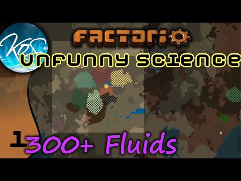 Factorio Unfunny Science 1 - OMG SO MANY ORES!  - Ships, trains, wild materials - Let's Play