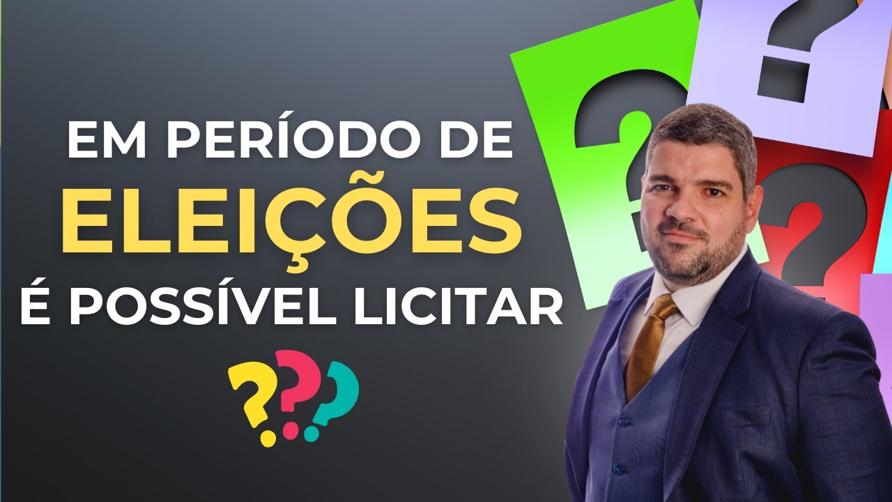 Em período de eleições é possível licitar?