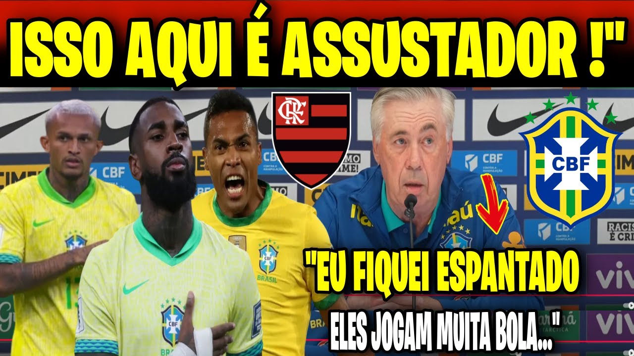 ANCELOTTI LARGOU O AÇO EM COLETIVA! EU FIQUEI ASSUS... E RESPONDEU DANILO DO FLAMENGO