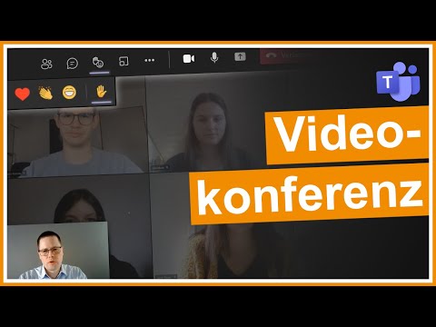 🎥 Microsoft Teams Videokonferenz 2021 (erstellen, teilnehmen & Funktionen)