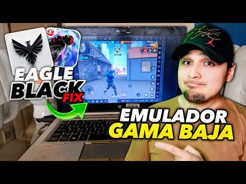 EL MEJOR EMULADOR LITE para PC GAMA BAJA y ALTA 🚀 Nuevo EAGLE BLACK FIX – 120 FPS ✅ Free Fire PC