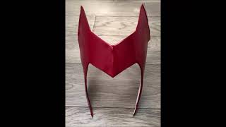 Classic Scarlet Witch Headpiece Quick Tutorial with Link to Free Template