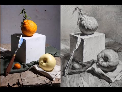 Still life Drawing in pencil