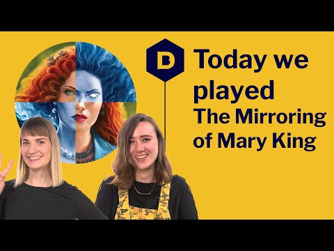 Today We Played The Mirroring of Mary King | New game by the designer of Cosmic Frog Jim Felli