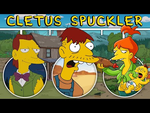 The Complete Cletus Spuckler Timeline | The Simpsons