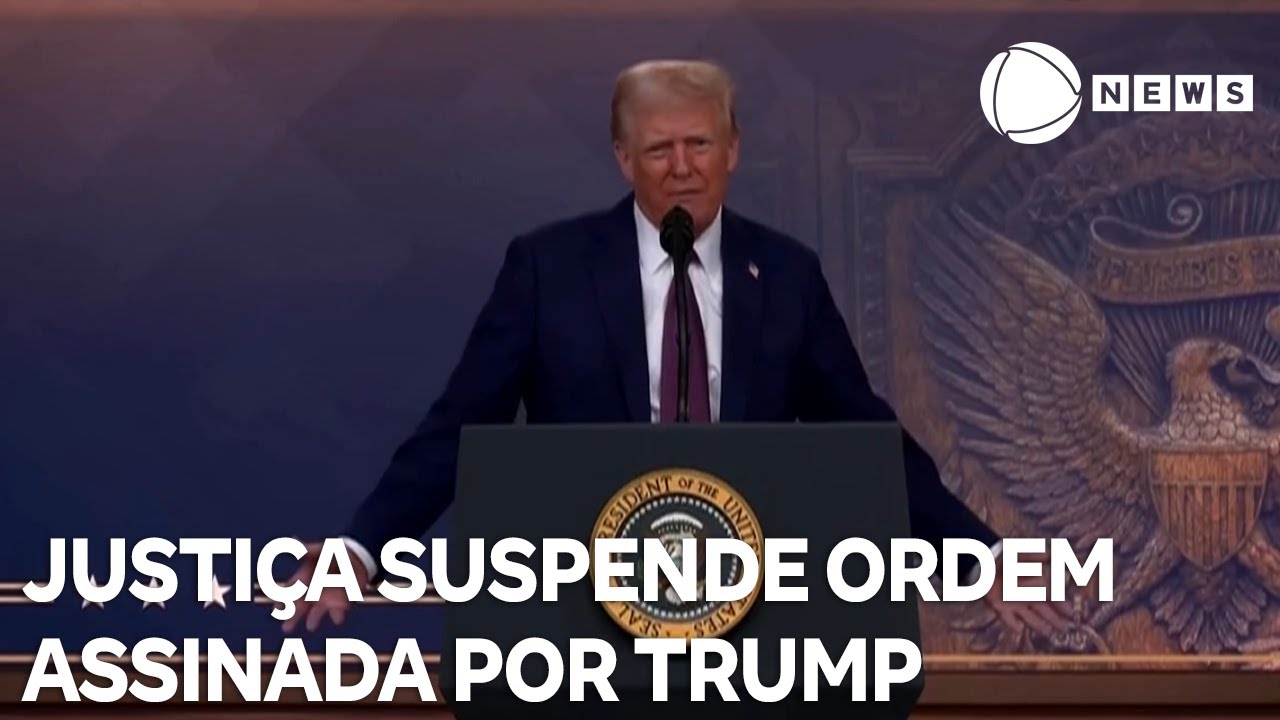 Justiça suspende ordem assinada por Donald Trump sobre cidadania a imigrantes