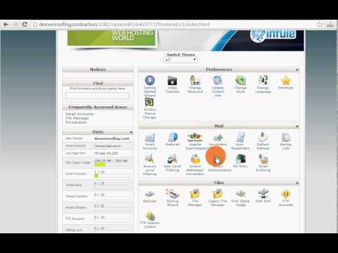cPanel Demo Tutorial For Beginners - General Overview