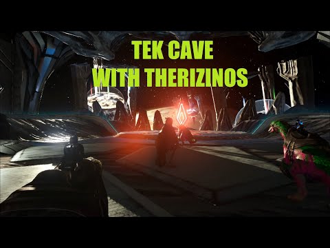 Tek cave with therizinos