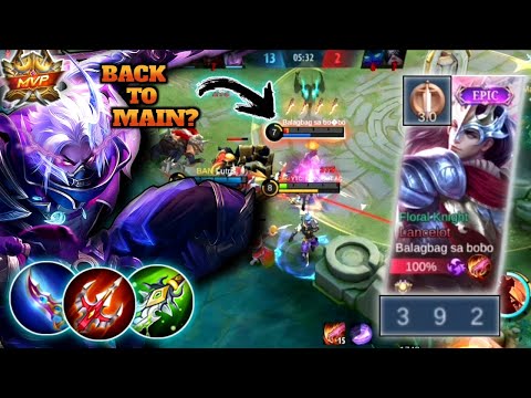 PROPER WAY TO USE HAYABUSA JUNGLER IN MYTHIC TIER!! VS. FASTHAND LANCELOT - MLBB