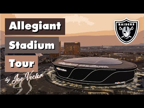 Las Vegas Raiders Allegiant Stadium Full Tour 2021 [4K]