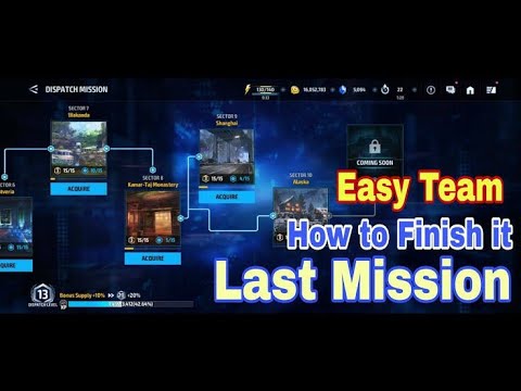 Dispatch Mission [Last Mission Guide] How to Finish it With Best Team | MFF