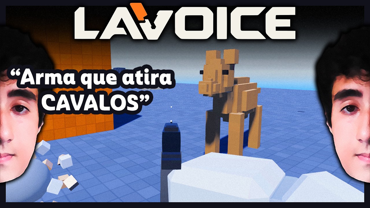 Nesse jogo você FALA e a ARMA É CRIADA NA HORA 🔊 LAVOICE