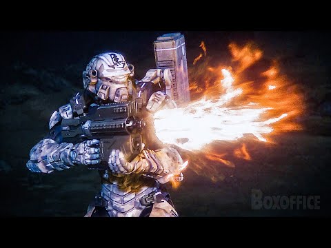 7 Troopers VS 10000 Bugs | Starship Troopers: Traitor of Mars | CLIP