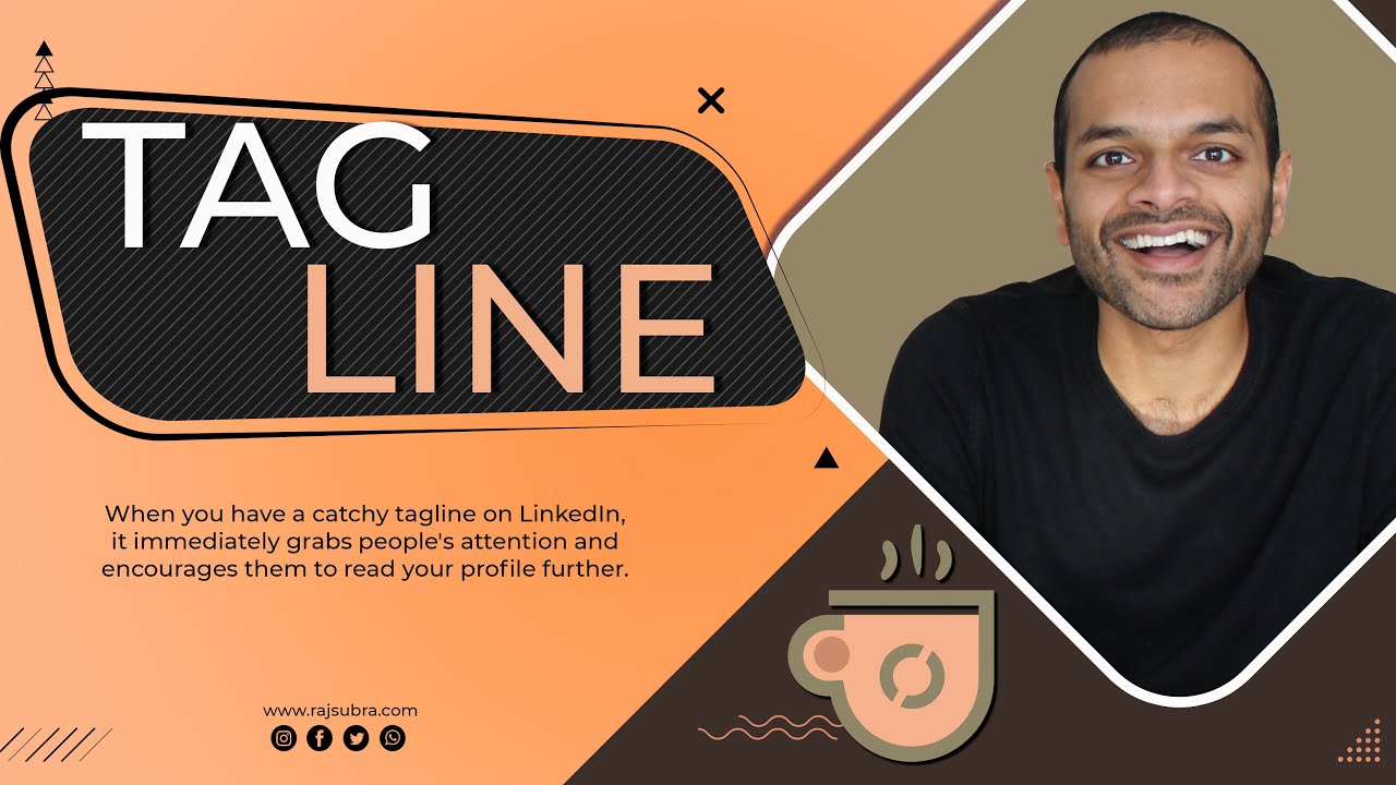 Your TAG LINE on LinkedIn - Raj Subrameyer