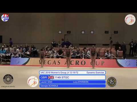 Vegas Acro Cup 2019 - South Tyneside 12-18 WG Dynamic