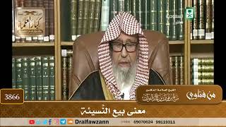 [3866] معنى بيع النَّسيئة - صالح الفوزان