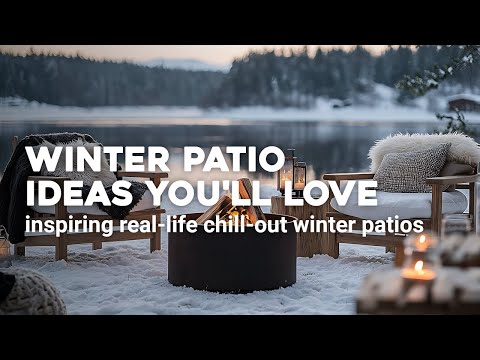 ✨❄️ 25 Stunning Winter Patio Ideas You’ll Love! : From Scandinavian to Rustic
