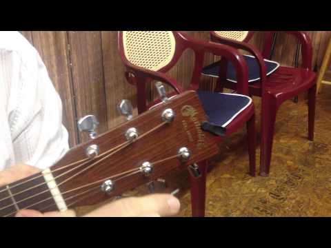 How to break guitar string without wire cutters.