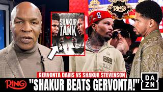 "He's Got Skills!" Mike Tyson REVEALS How Shakur Stevenson Beats Gervonta Tank Davis!