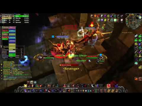[WoW Classic Hardcore] Upper Blackrock Spire - Tank kicked off the Bridge