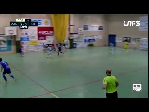 Gol Sergio (2-6) Manzanares FS - Soliss Talavera. J23, 2Div. LNFS