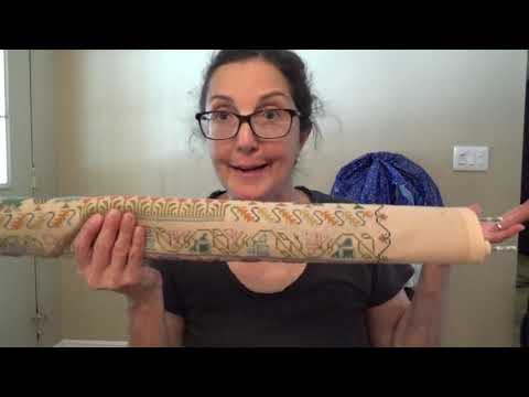 Flosstube #3   -  A cross Stitch Fabric Lesson and Dyed Linen Extravaganza