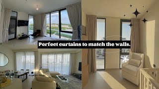 Pinch Pleated Curtains - Golf Grove (Dubai Hills)