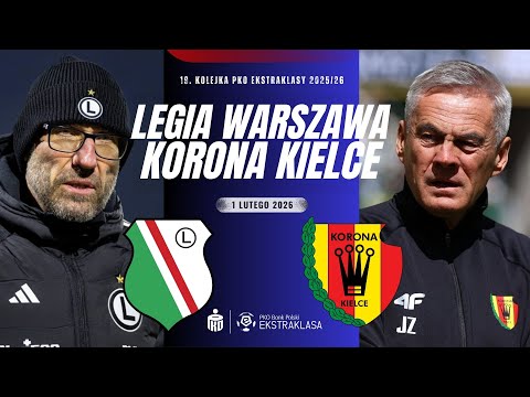 LEGIA WARSZAWA 1-2 KORONA KIELCE | 19. KOLEJKA EKSTRAKLASY 2025/26 | RELACJA NA ŻYWO KOMENTARZ