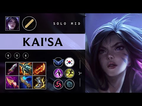 Kai'Sa Mid vs Ahri - KR Diamond Patch 25.22