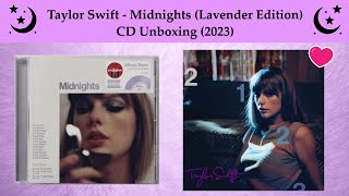 Taylor Swift - Midnights (Lavender Edition) CD Unboxing (2023)