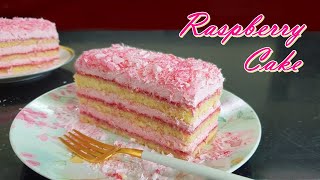 라즈베리 생크림 케이크 How to Make Raspberry Cream Cake 딸기 케이크