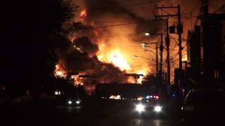 preview picture of video 'Catastrophe à Lac-Mégantic'