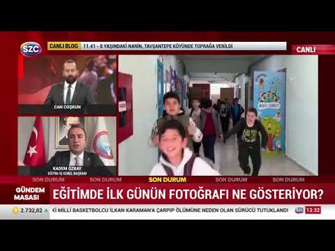 Genel Başkanımız Kadem Özbay, Sözcü Tv`de yayınlanan Gündem Masası programında gazeteci Can Coşkun`un canlı yayın konuğu oldu.09/09/2024 | EĞİTİM İŞ