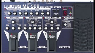 Video thumbnail for Boss ME-50B bass pedal review by Musicians Recording