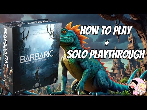 Learn & Play: Barbaric After The Apocalypse Solo Mode! | Hexa House