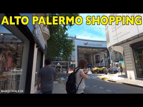 [4K] Buenos Aires Walk - Alto Palermo Shopping / Pasaje Anasagasti / Palermo - Buenos Aires