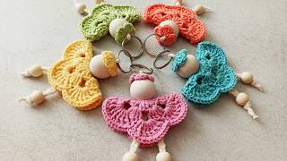 Adorable Crochet Heart Keychains 💖 | Easy & Beginner-Friendly Tutorial