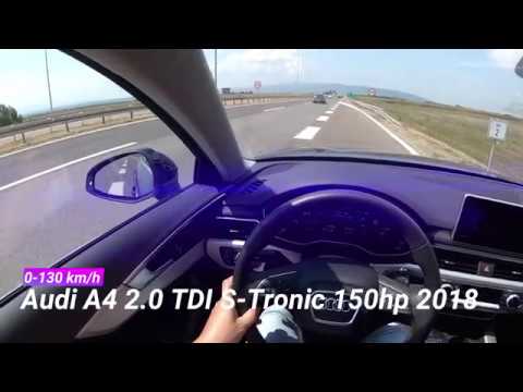 2018 Audi A4 2.0 TDI S-Tronic 150hp / POV Acceleration 0-130km/h by D4MieN