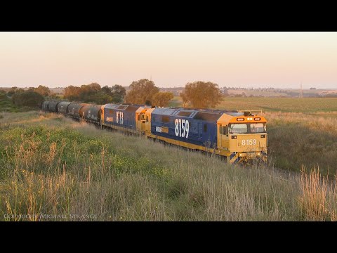 Pacific National 7737V Grain Train (17/7/2020) - PoathTV Australian Railways