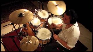 Break en croches n°1. Extrait de la méthode Débutant Batterie